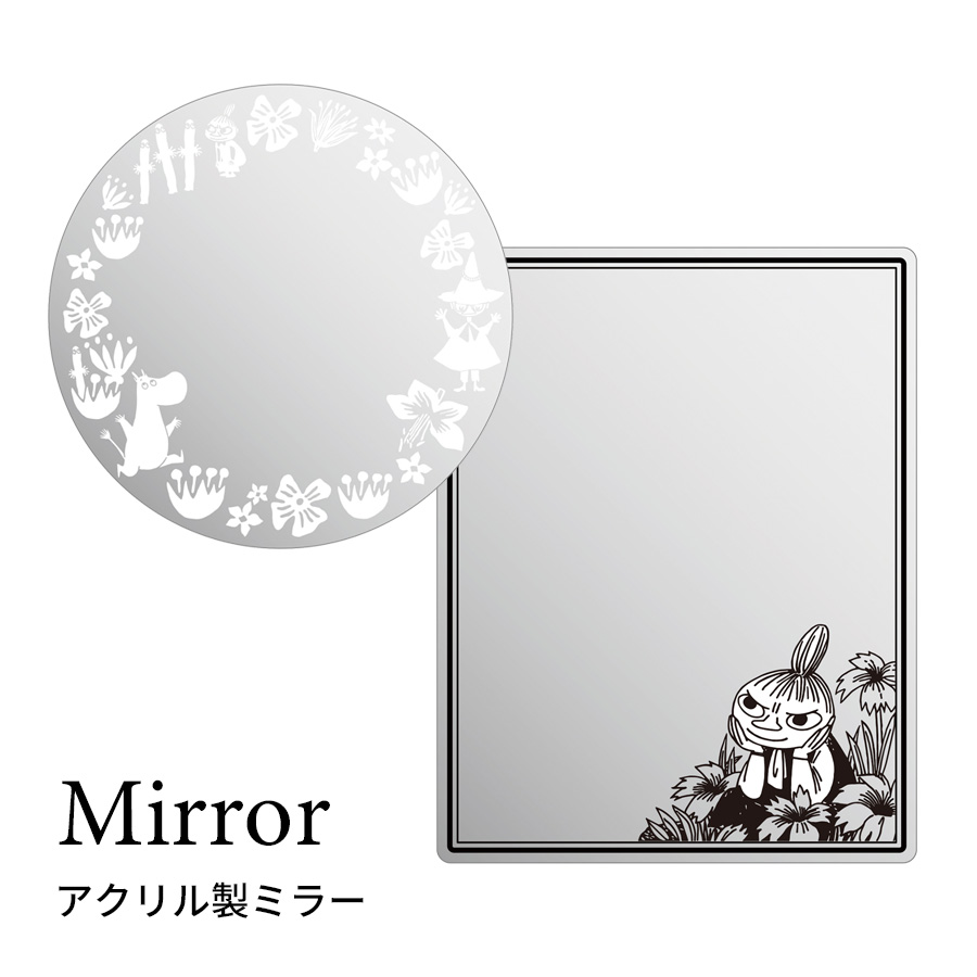 ムーミン MOOMIN アクリル製ミラー