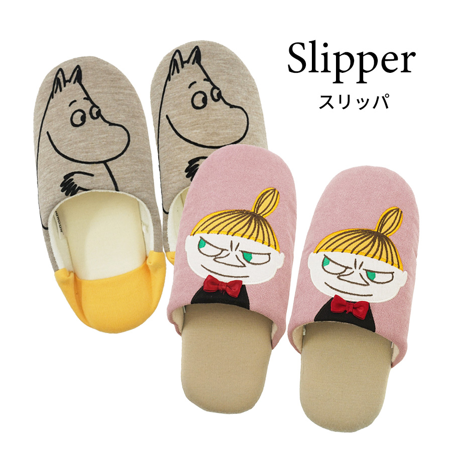 ムーミン MOOMIN スリッパ バブーシュ ルームシューズ