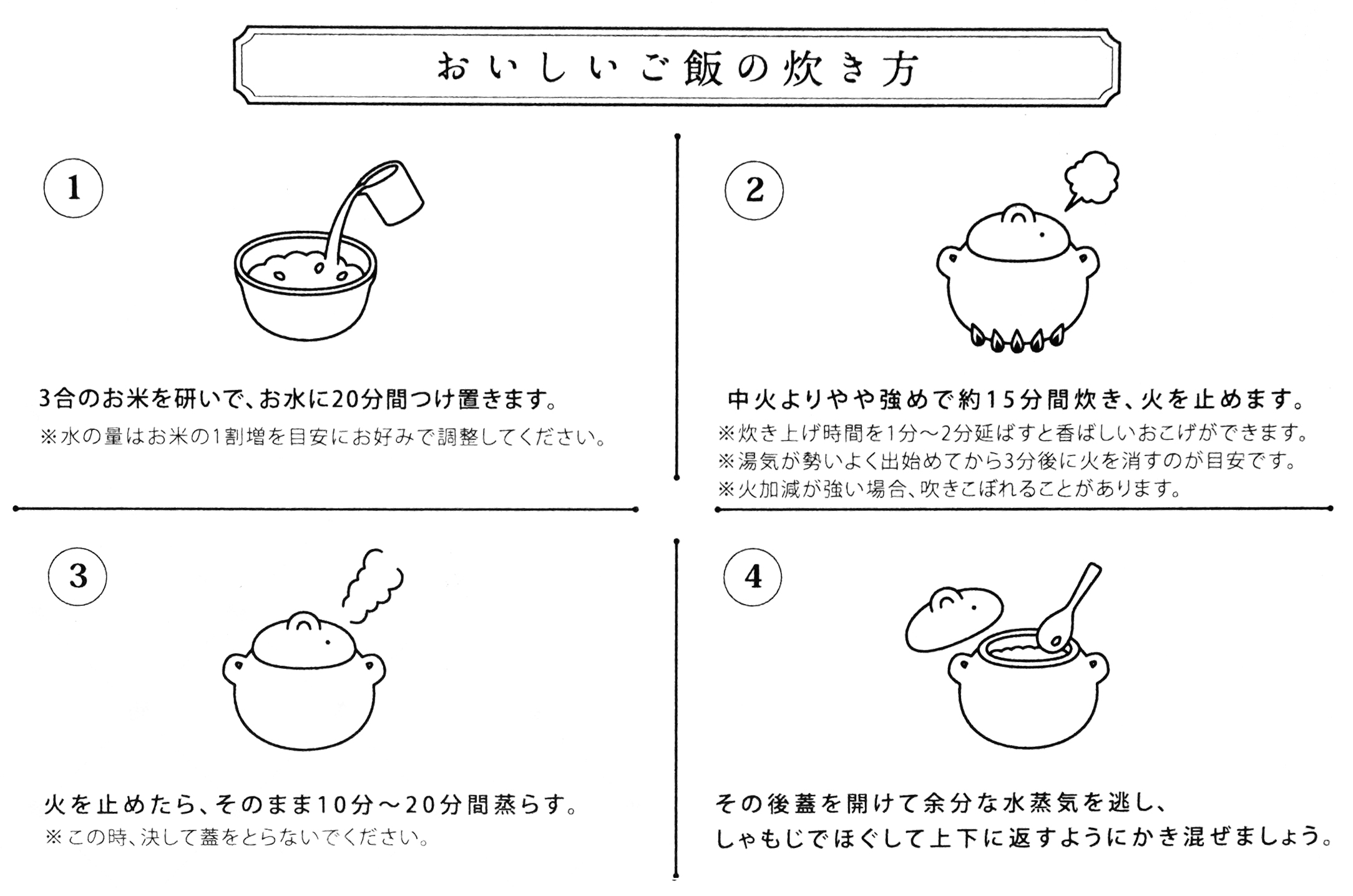 萬古焼 ごはん鍋 三合炊き 竹しゃもじ付 &NE(アンドエヌイー) NMT-065 おいしいご飯の炊き方