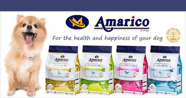 Amarico アマリコ グレインフリー ドッグフード 穀類不使用 フレッシュチキン 犬の餌