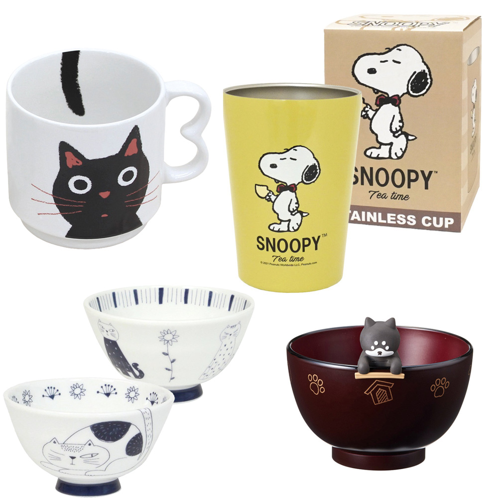 犬猫茶碗＆カップ