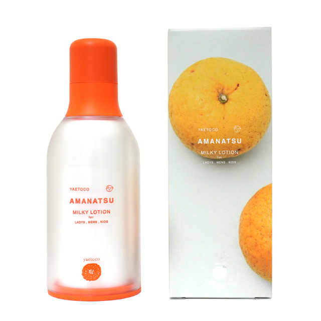 家族乳液 甘夏50ml さっぱりミルキーローション yaetoco