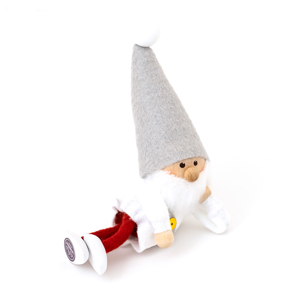 ノルディカニッセ 木製人形 クリスマス かわいい NRD120687 ひと休みサンタ サイレントナイト 斜め正面