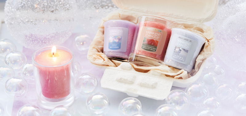 YANKEE CANDLE サンプラー キャンドルホルダー 使用イメージ ヤンキーキャンドル